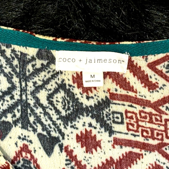 Multicolored Blouse, size M, pre-owned - Picture 5 of 5